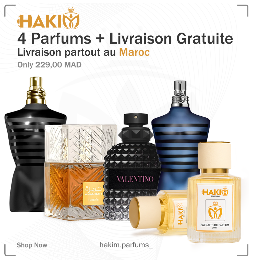 Pack 4 Parfums homme
