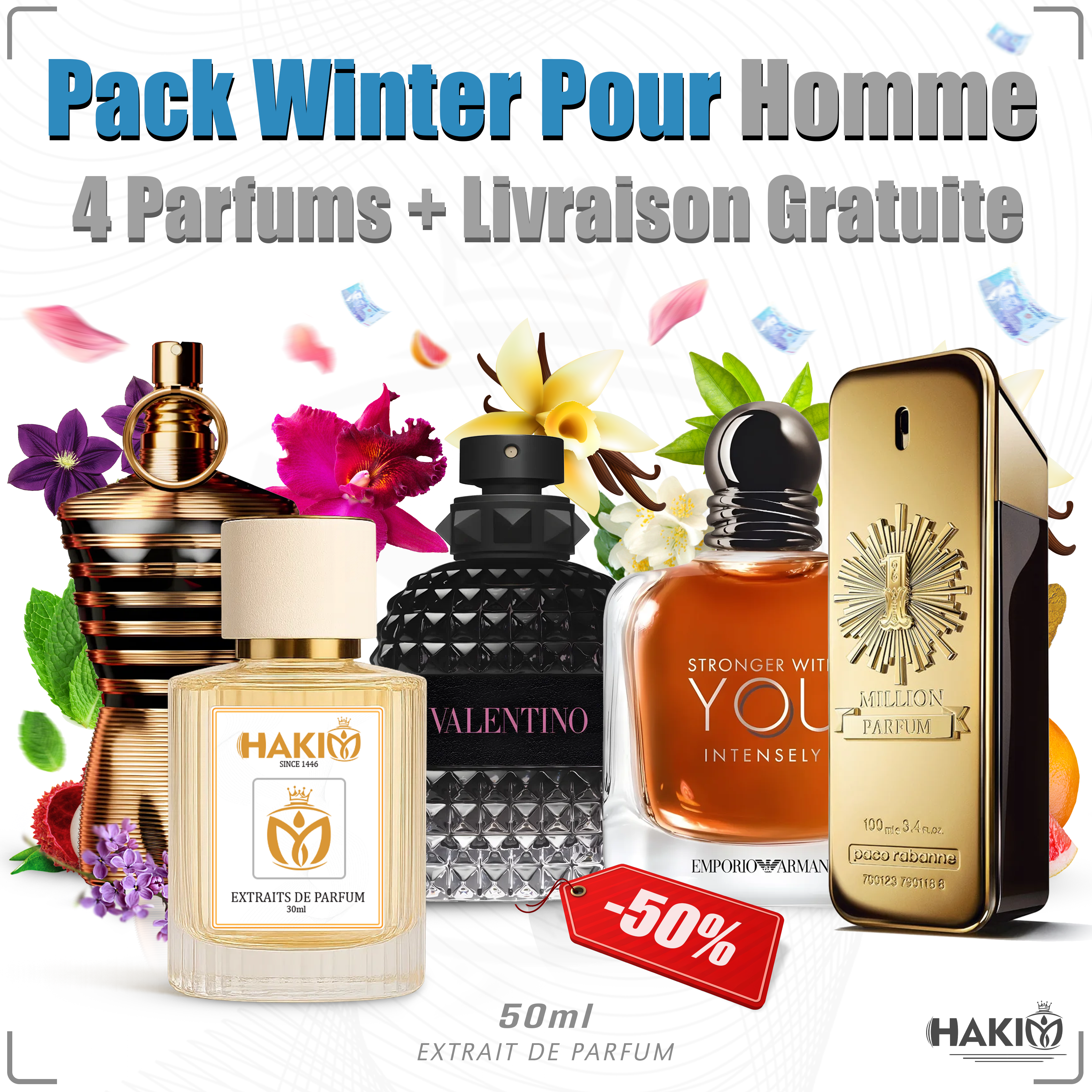 Pack 4 Winter Parfums