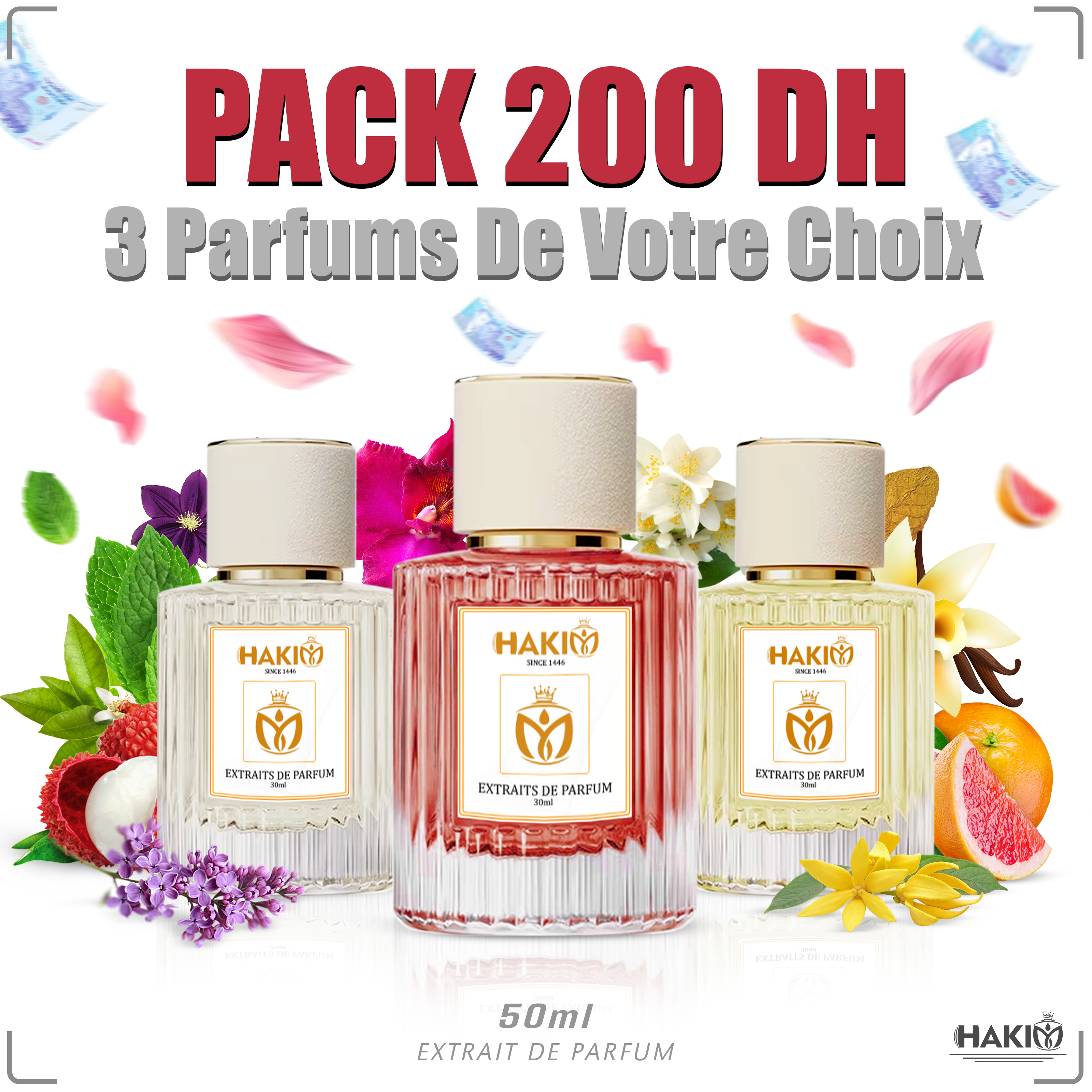 🌟 Offre Spéciale Limitée – Pack 3 Parfums – 200 DH